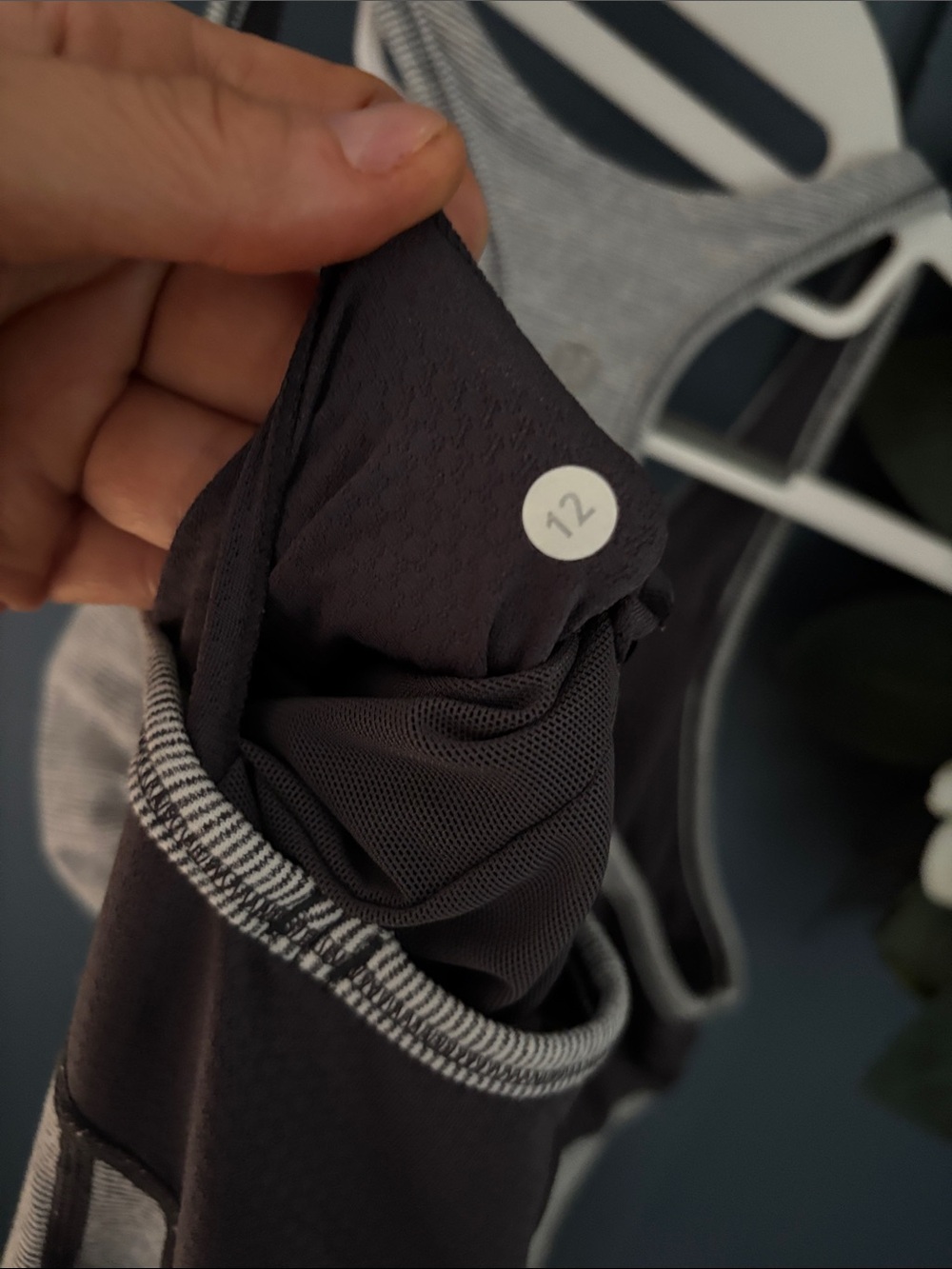 Lululemon Striped Grey Racerback Tank - Picture 3 of 6